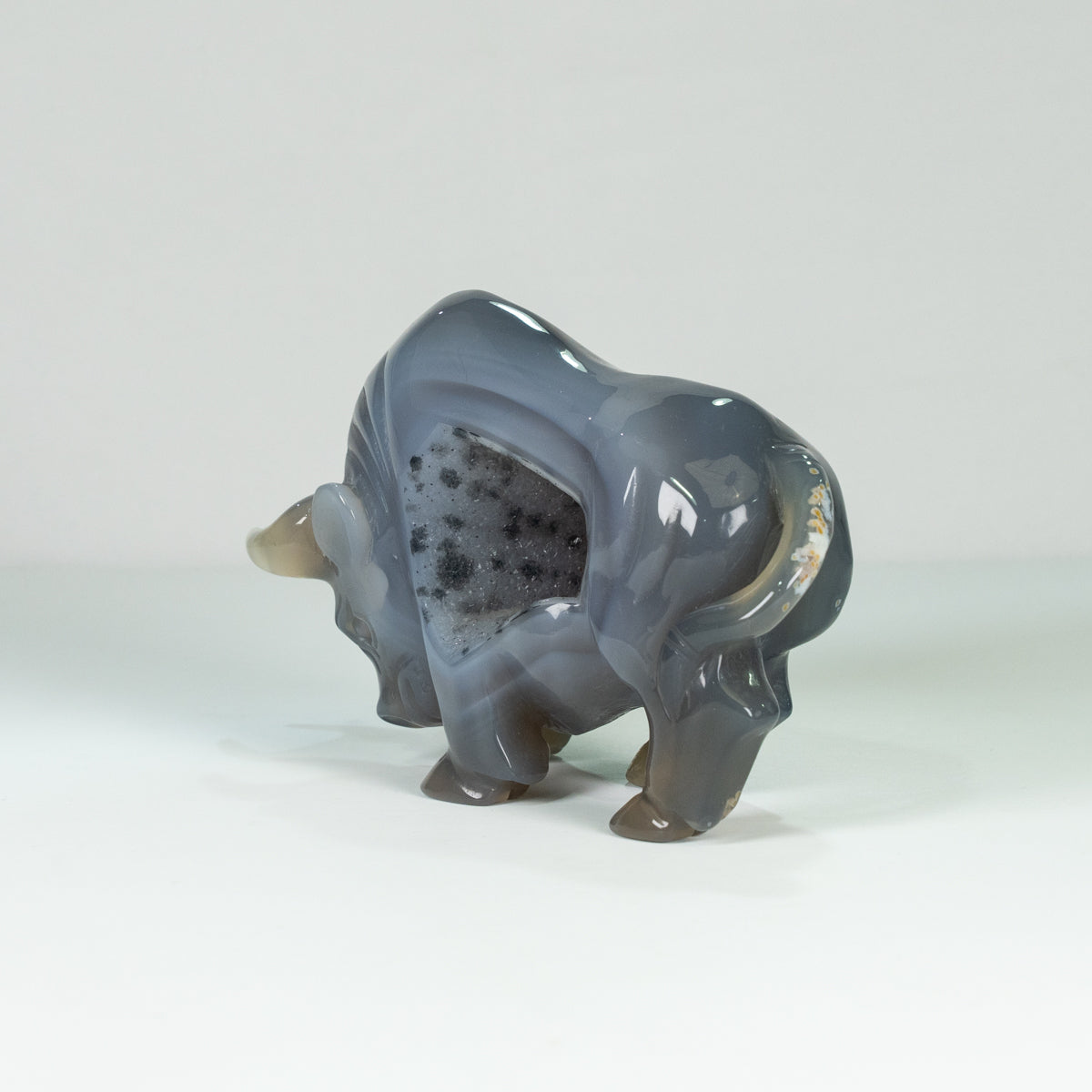 Agate Geode Bull