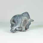Agate Geode Bull