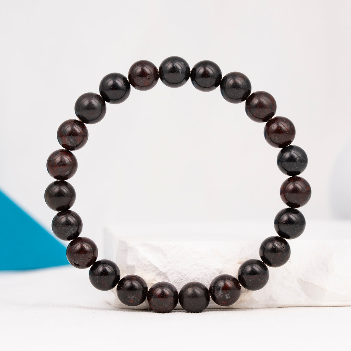 Red jasper& Hematoid  Bracelet