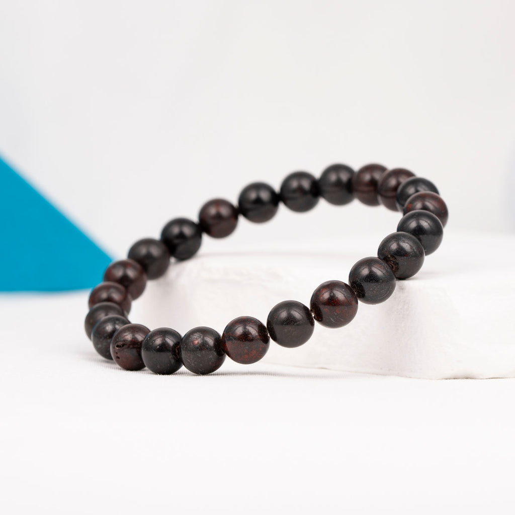 Red jasper& Hematoid  Bracelet