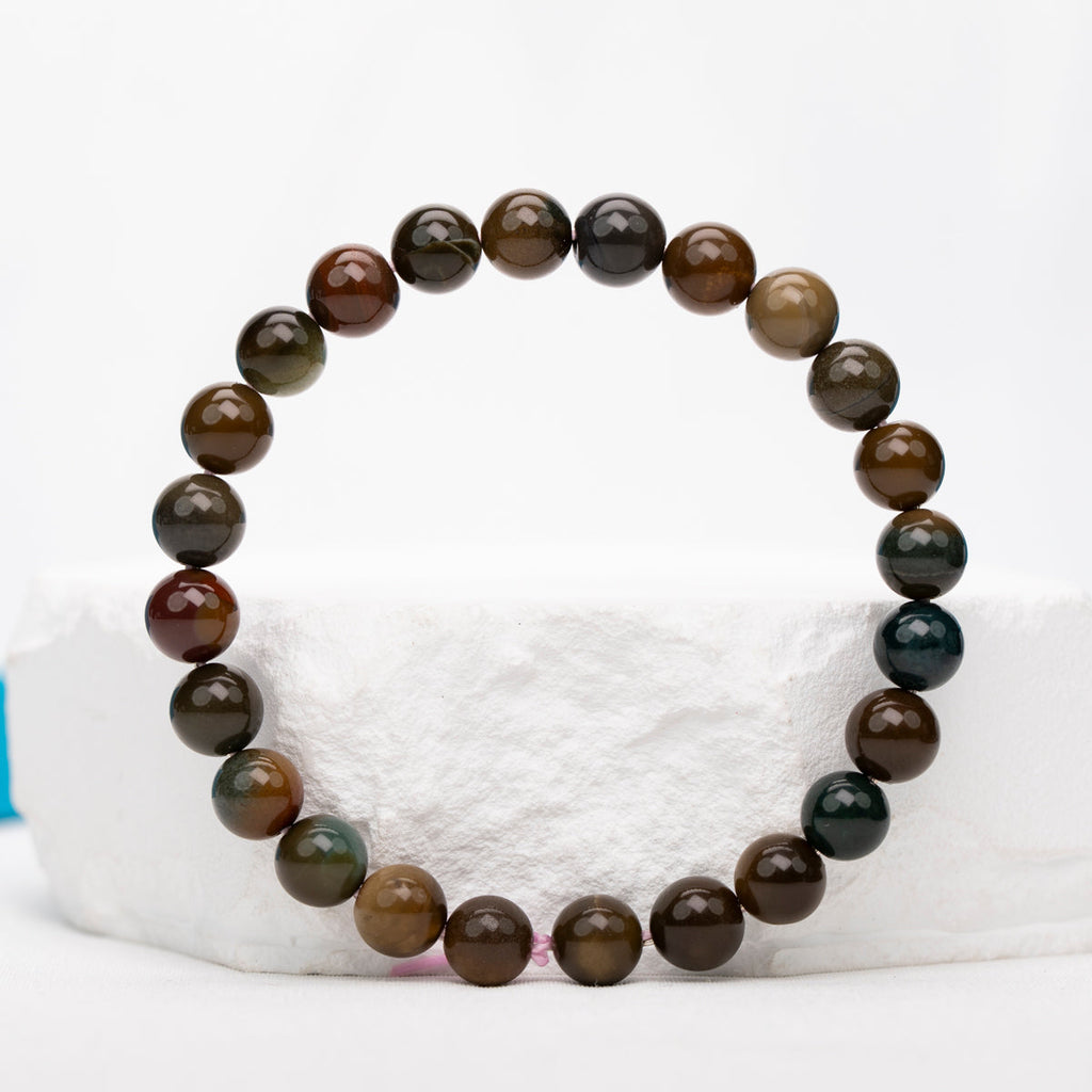 Alashan Colorful Jade Bracelet