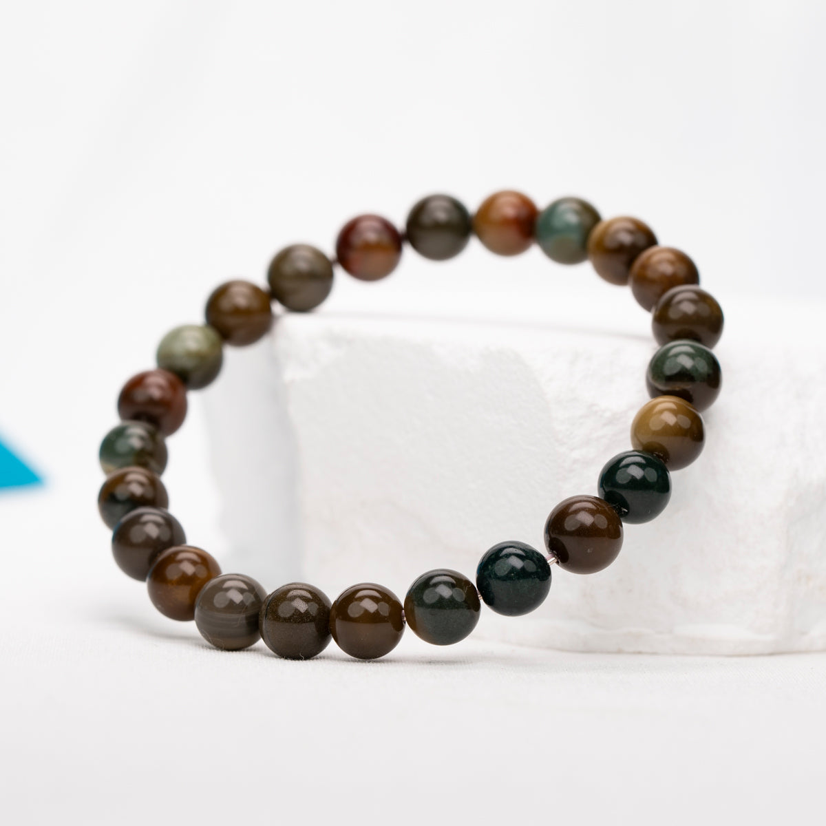 Alashan Colorful Jade Bracelet