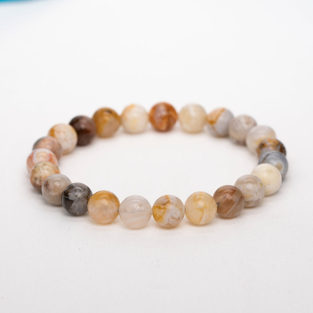 Bamboo Leaf agate Bracelet
