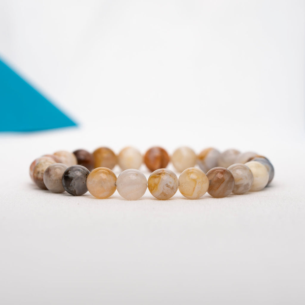 Bamboo Leaf agate Bracelet
