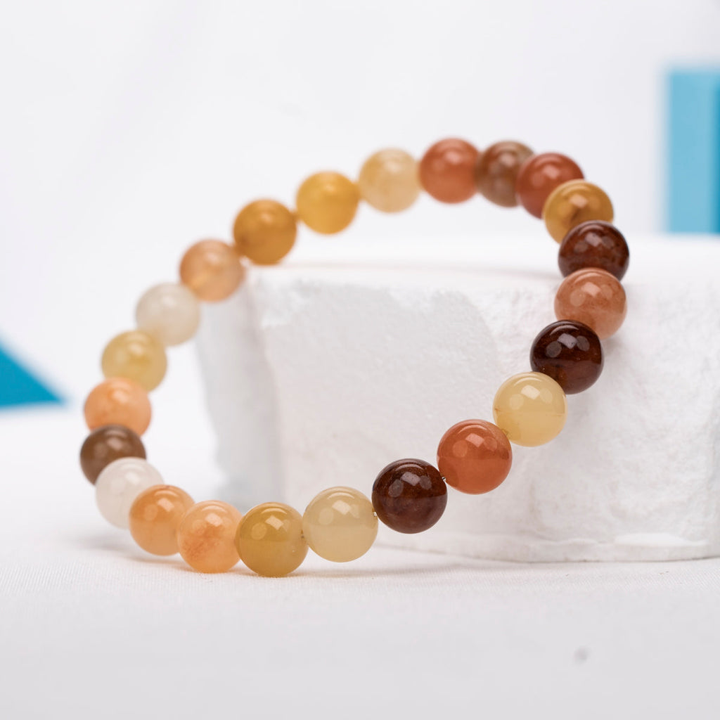 Chinese Colorful Jade Bracelet