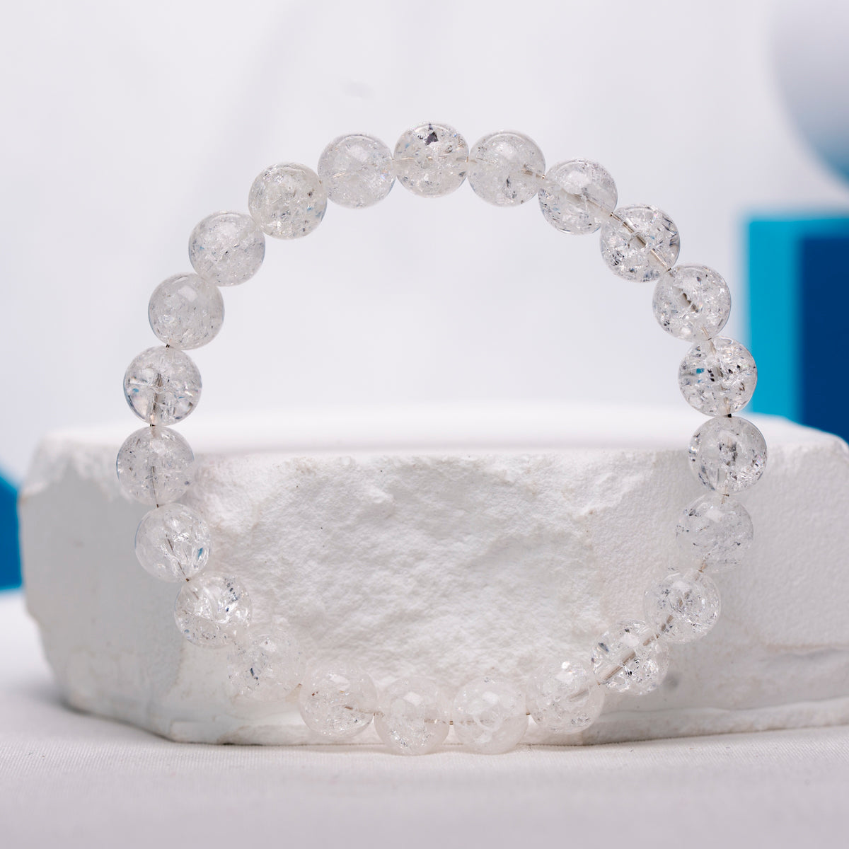Cracked Clear quartz bracelet