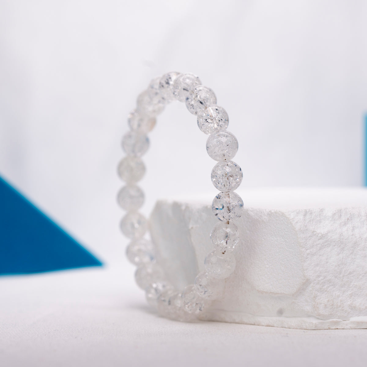 Cracked Clear quartz bracelet