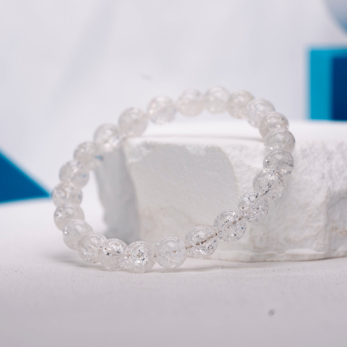 Cracked Clear quartz bracelet