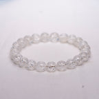 Cracked Clear quartz bracelet