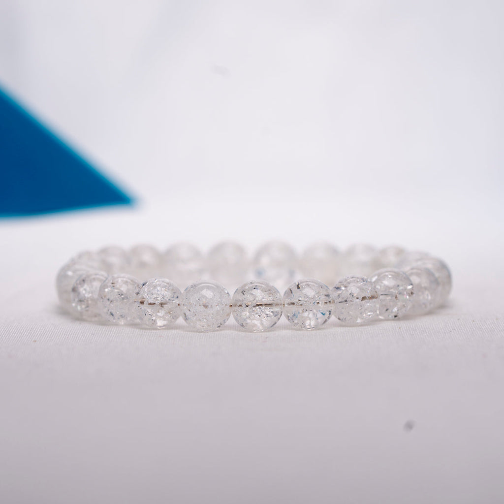 Cracked Clear quartz bracelet