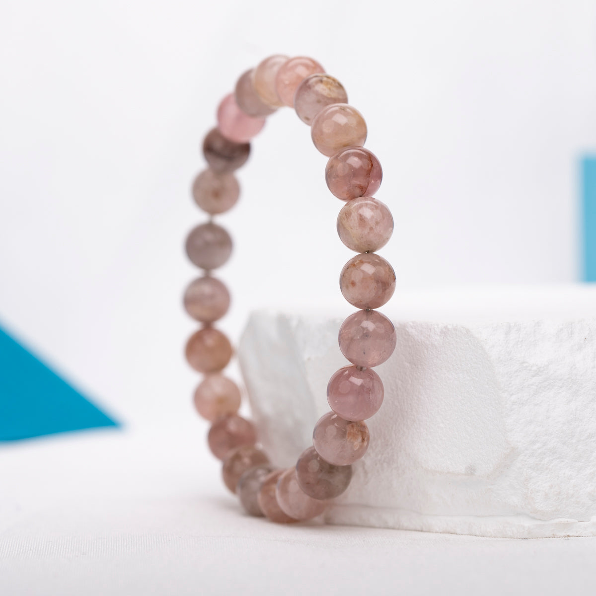 Madagascar rose quartz bracelet
