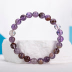Amethyst Rutilate Bracelet