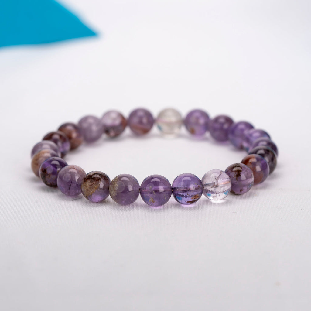 Amethyst Rutilate Bracelet