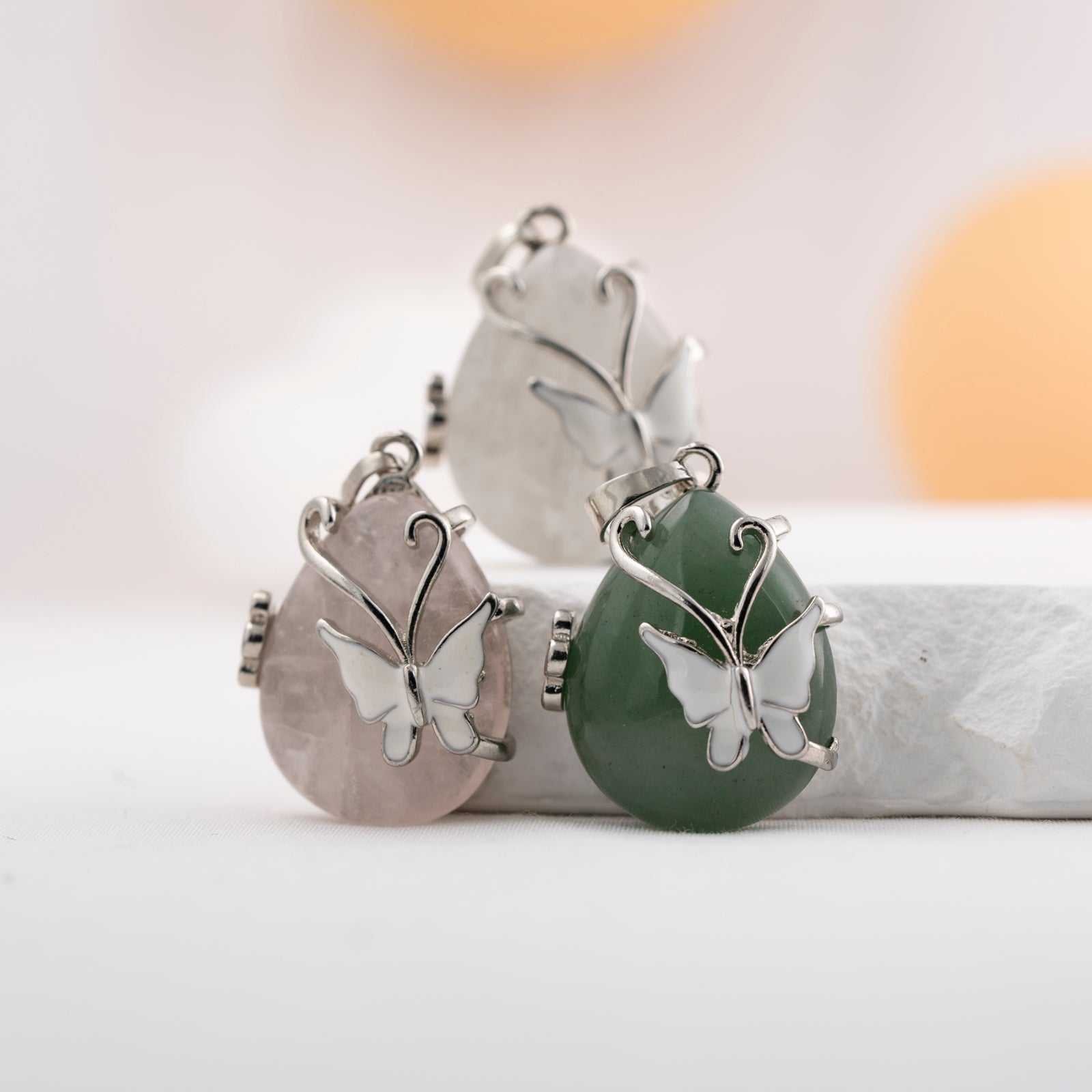 Butterfly Water Drop Pendant