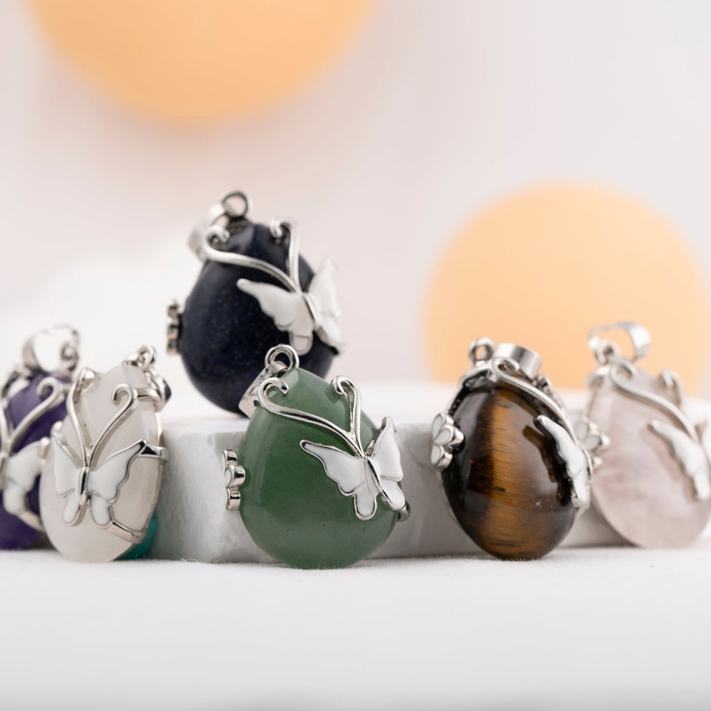 Butterfly Water Drop Pendant