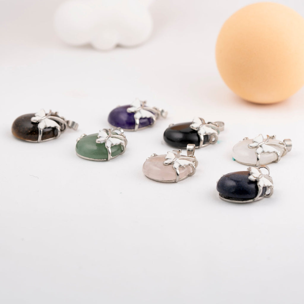 Butterfly Water Drop Pendant