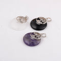 Inlay Tree of Life Moon pendant