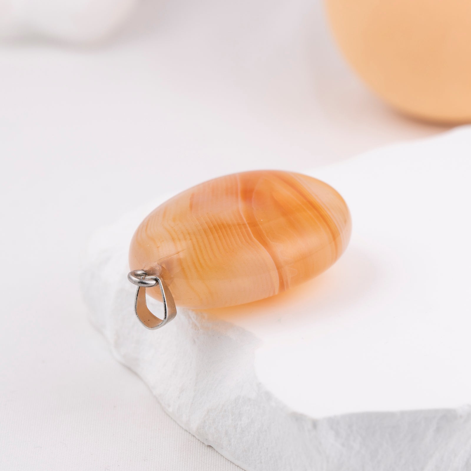 Agate Oval Shape Pendant