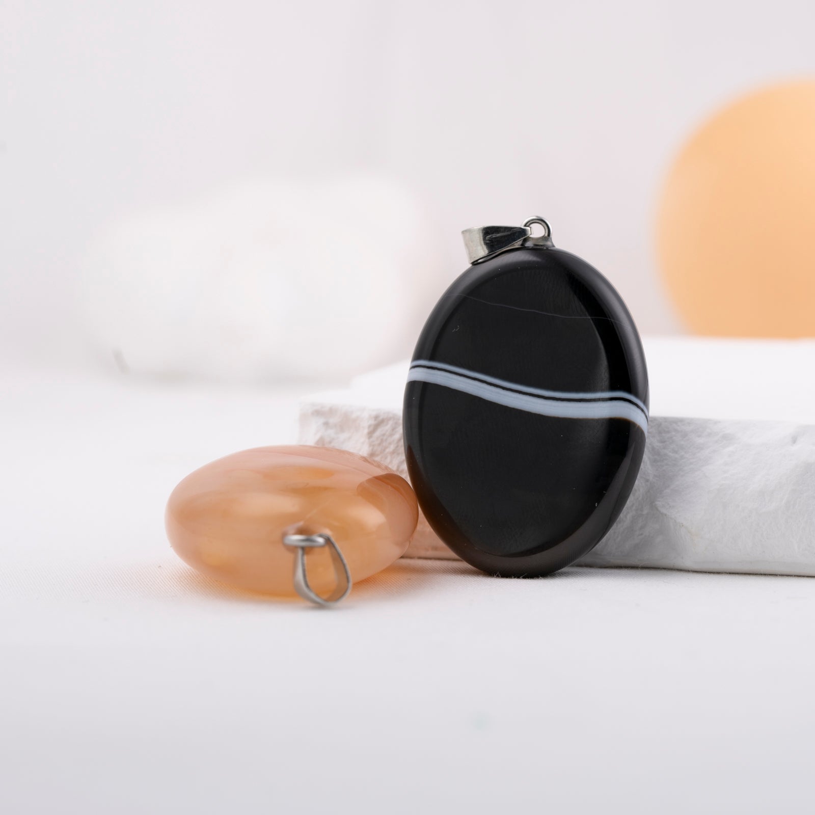 Agate Oval Shape Pendant