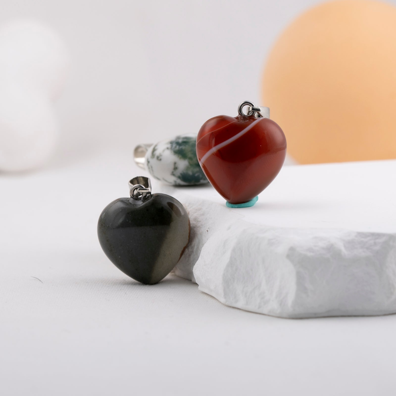 Mini Crysal Heart Pendant