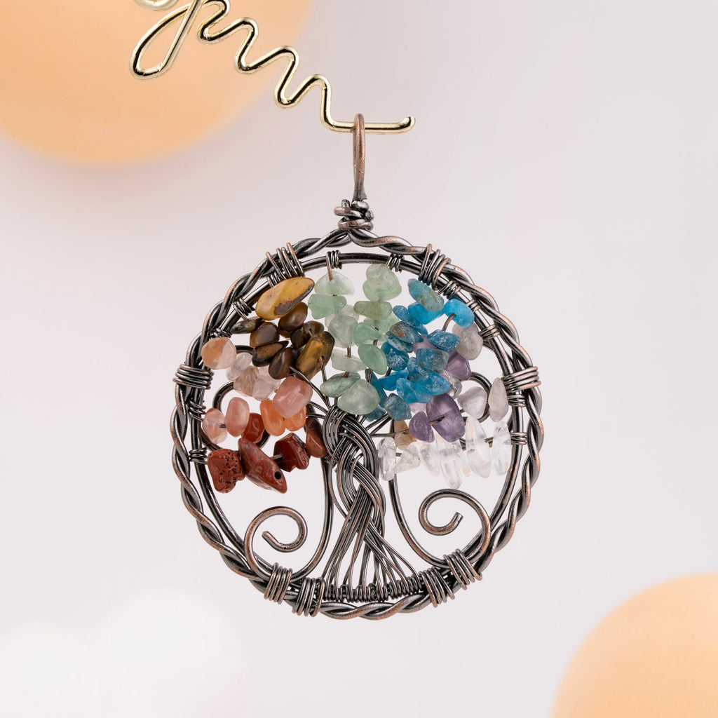 Tree of Life Crystal Pendant