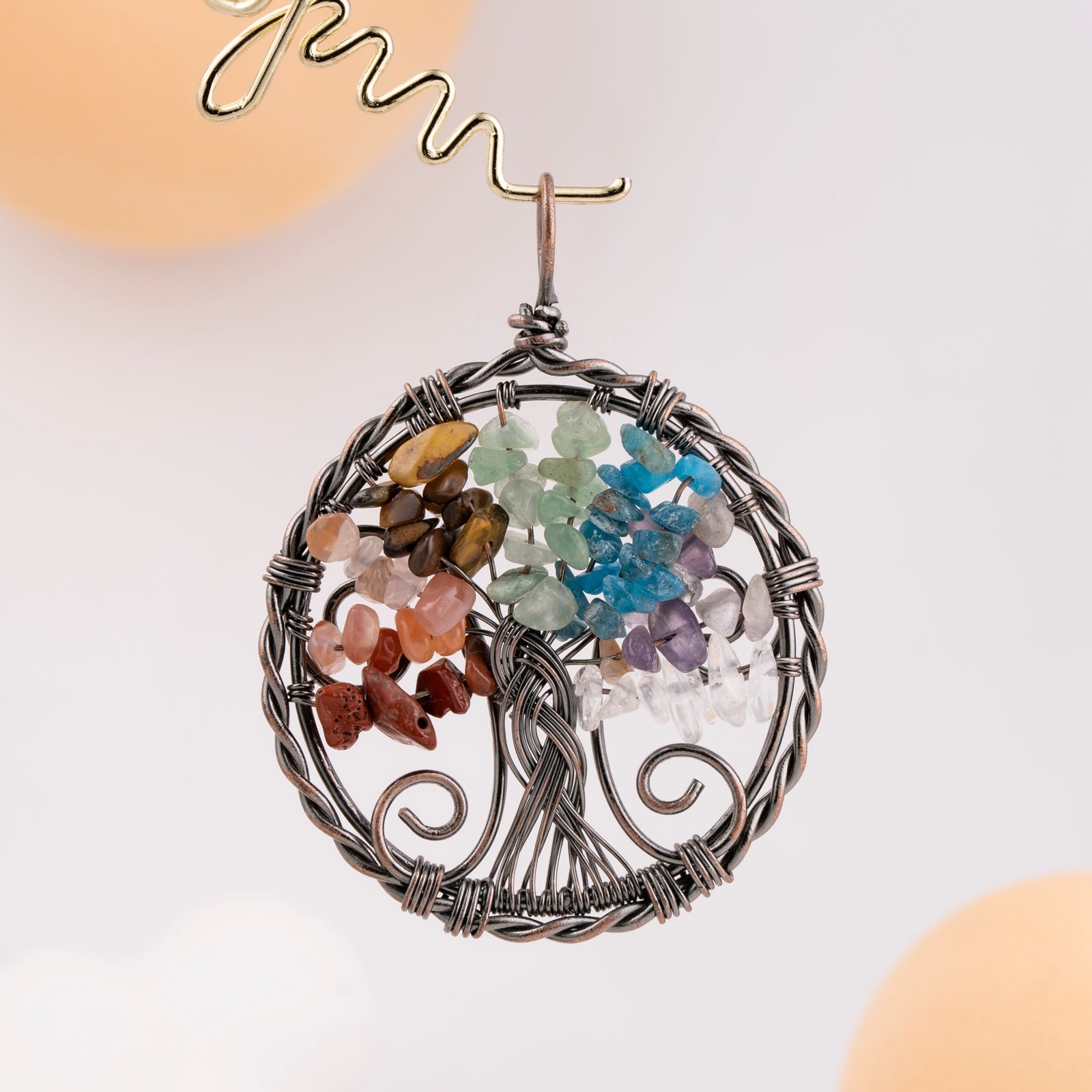 Tree of Life Crystal Pendant