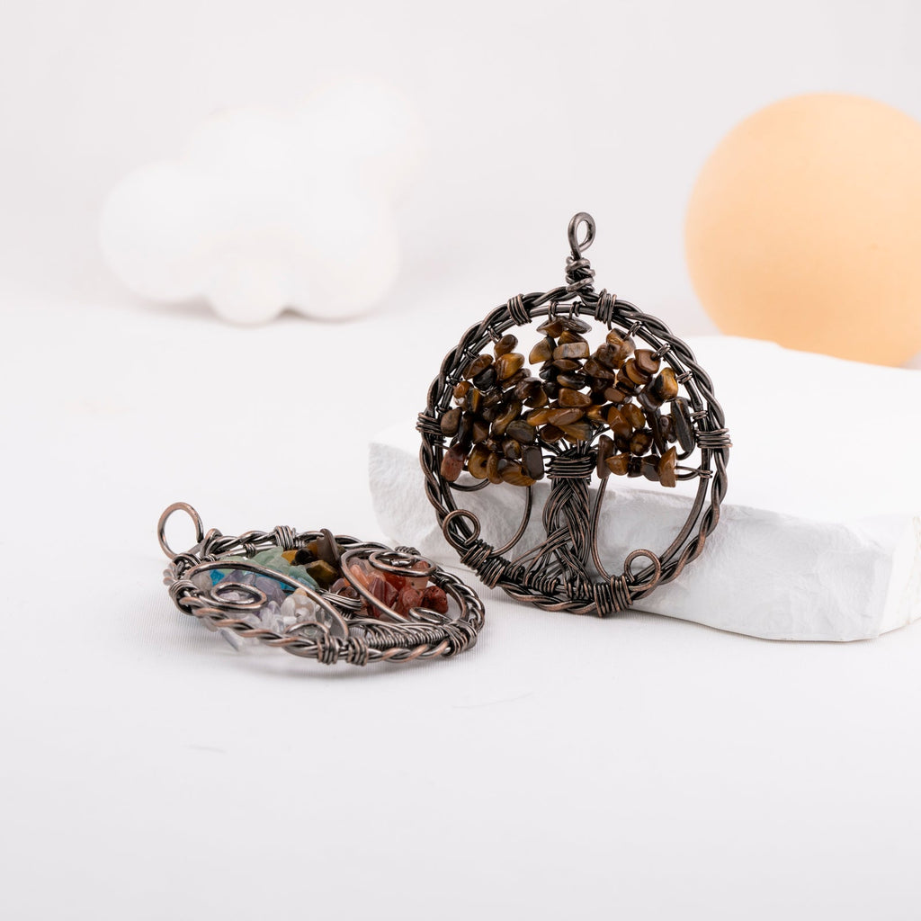 Tree of Life Crystal Pendant