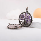 Tree of Life Crystal Pendant