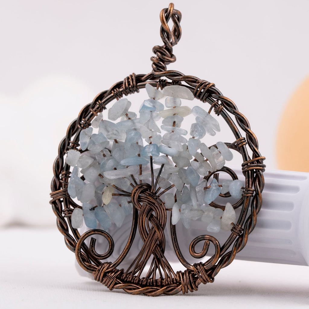 Tree of Life Crystal Pendant