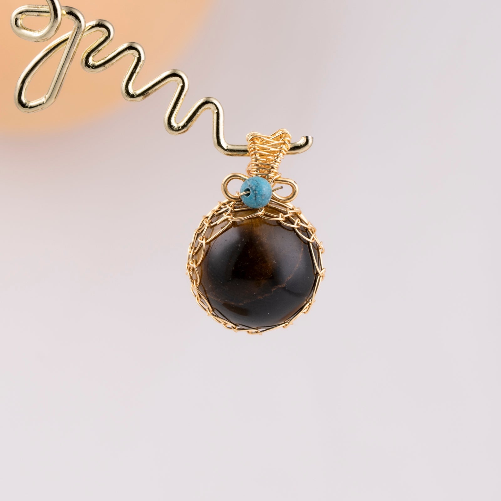 Wire Wraped Mini Sphere Pendant