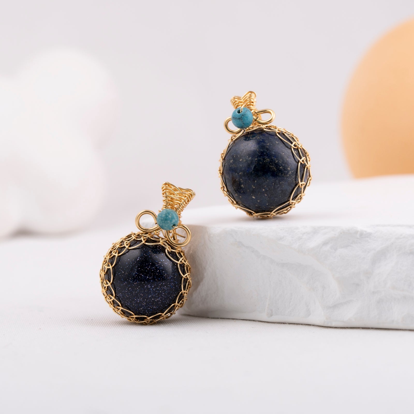 Wire Wraped Mini Sphere Pendant