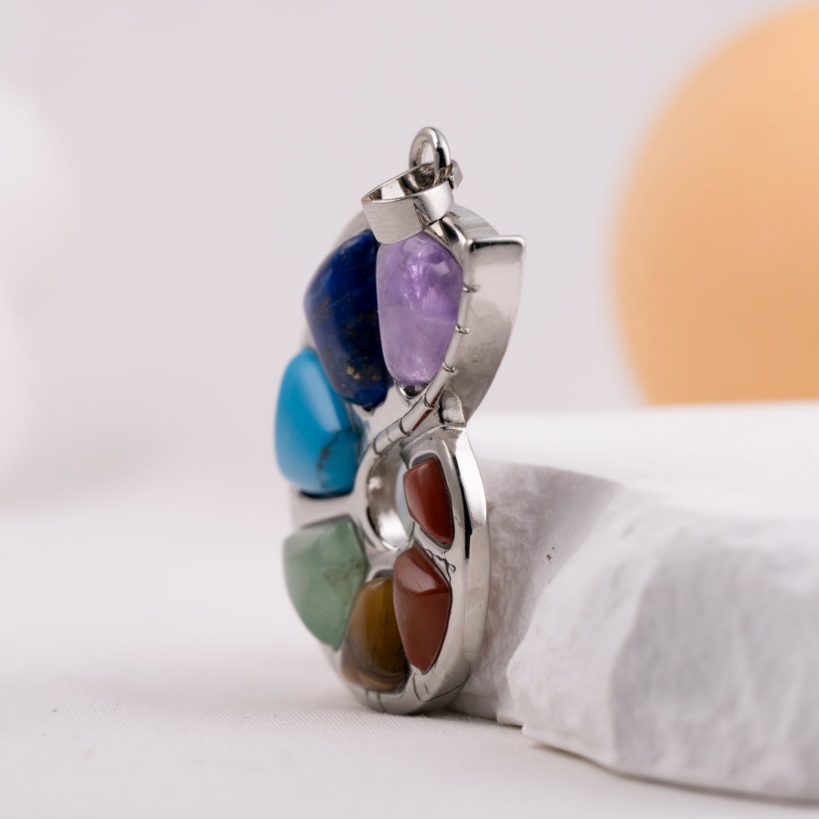 Chakra Snail Pendant