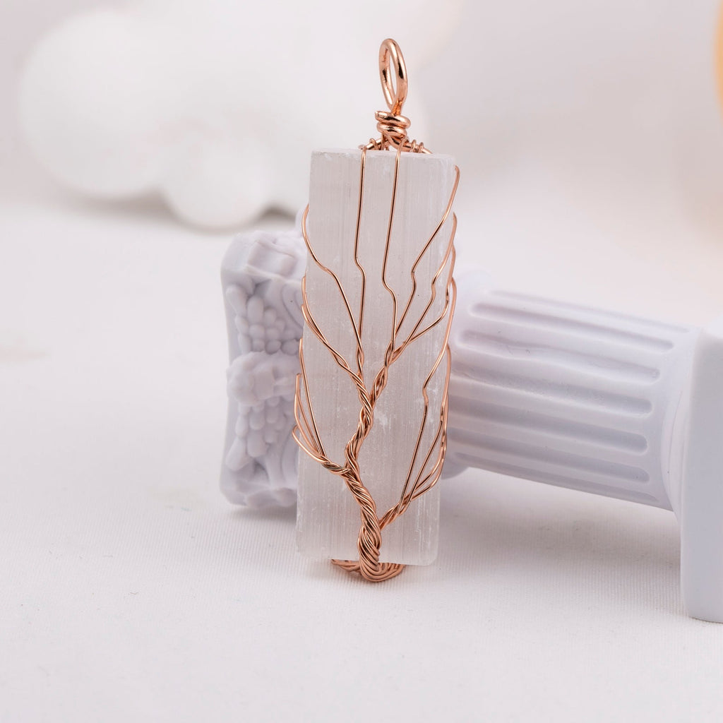 Selenite pendant