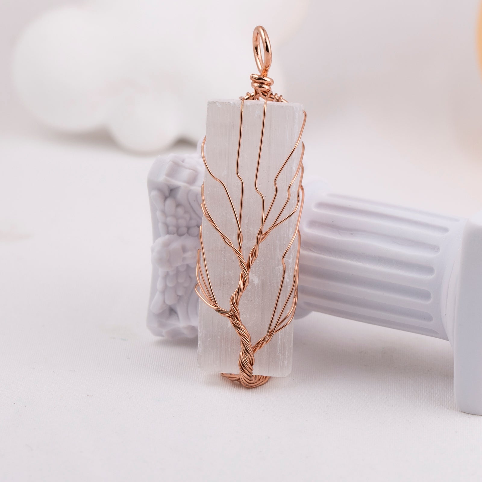Selenite pendant
