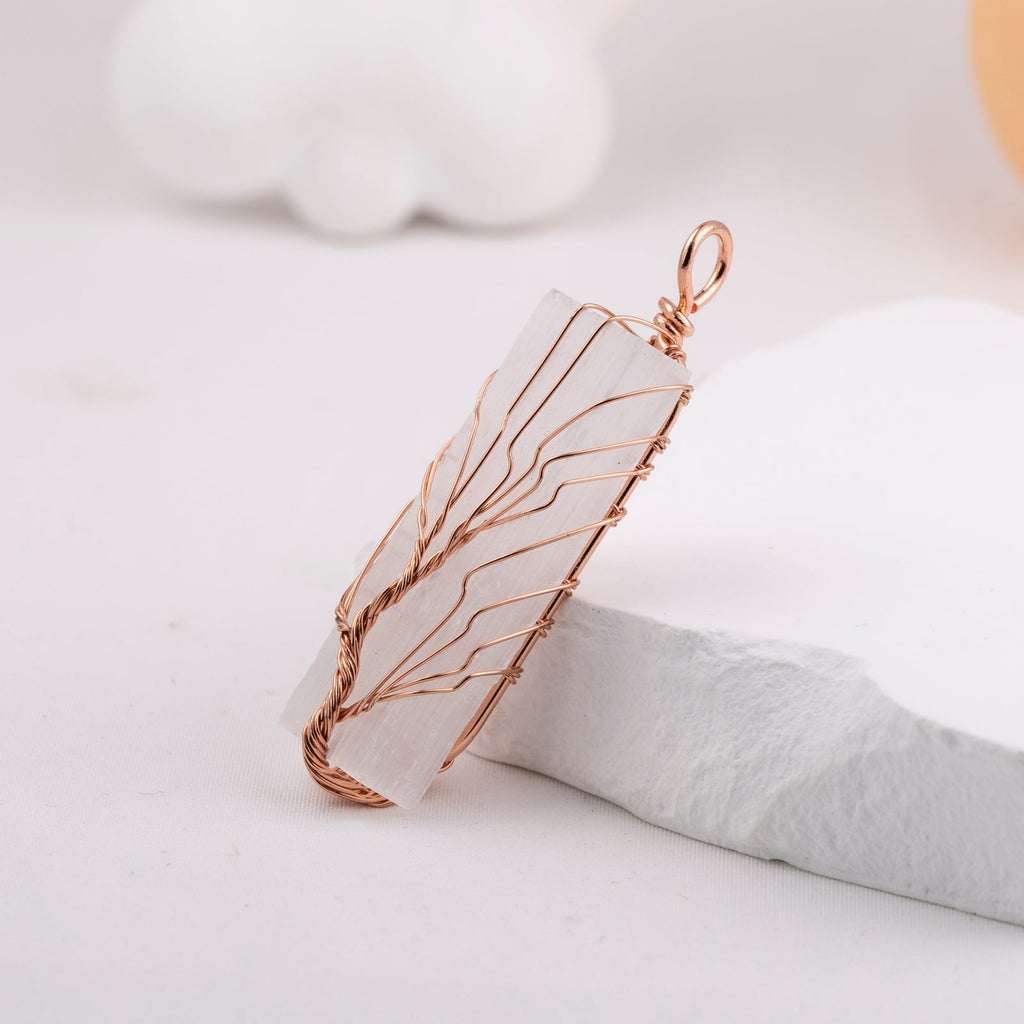 Selenite pendant