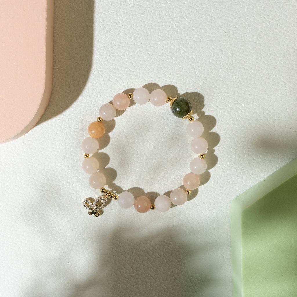 Pink aventurine  DIY  bracelet