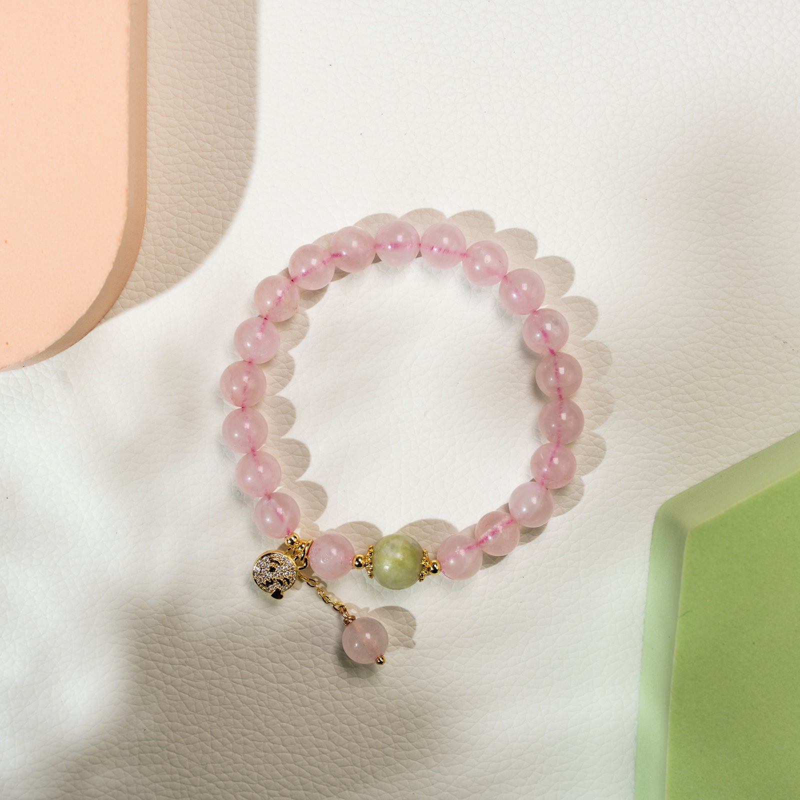 Rose quartz  DIY bracelet