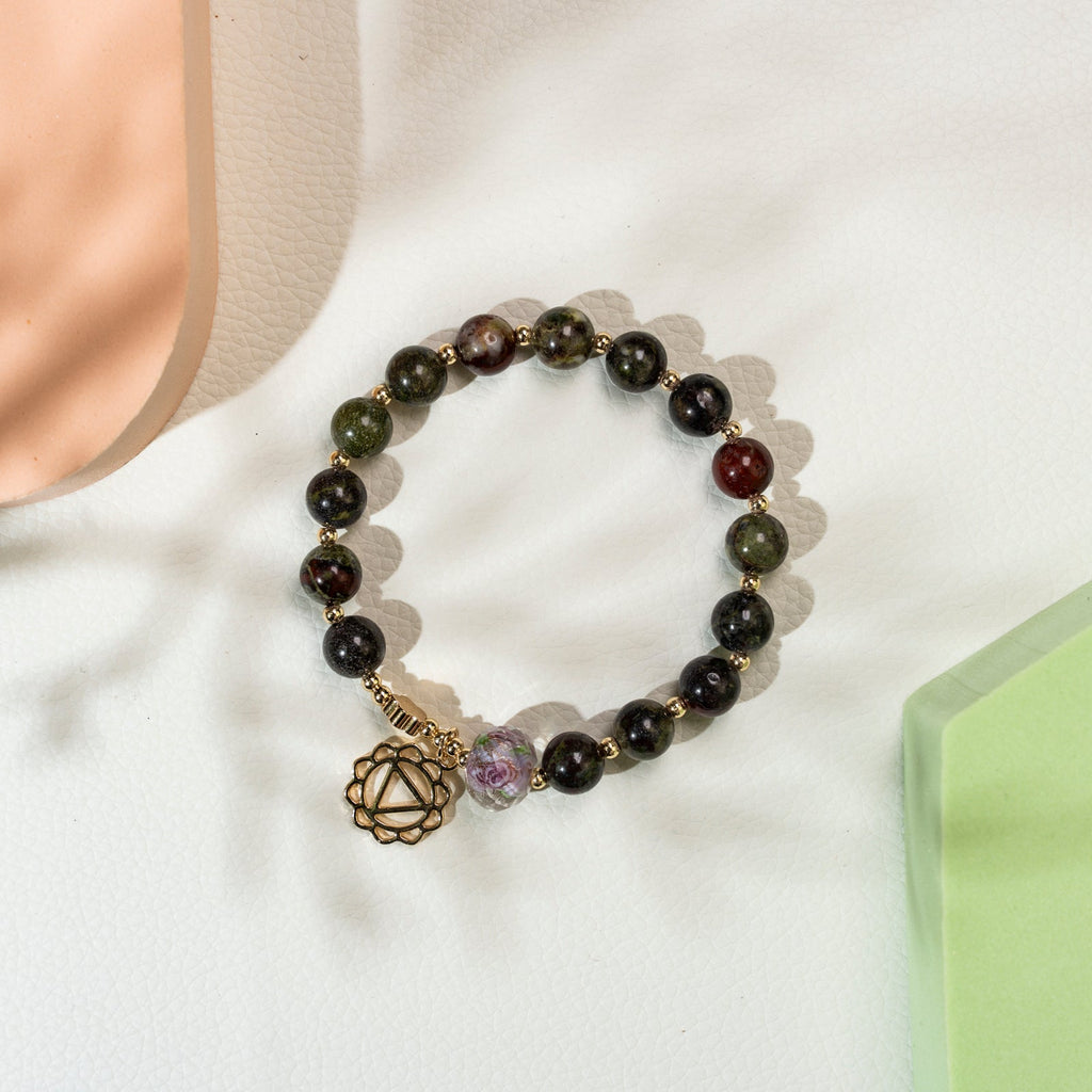 Dragon blood stone DIY  bracelet