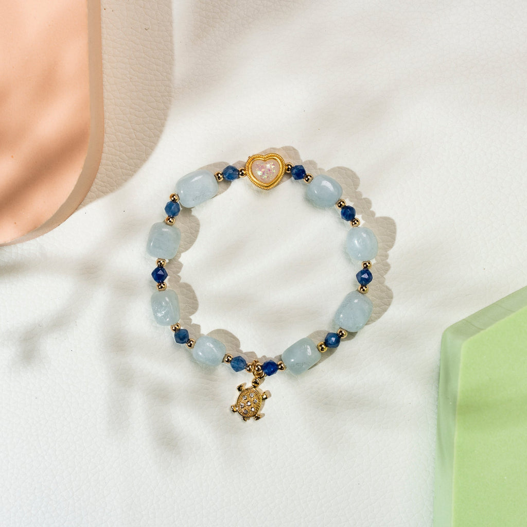 Aquamarine DIY bracelet