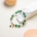 Green aventurine  DIY   bracelet