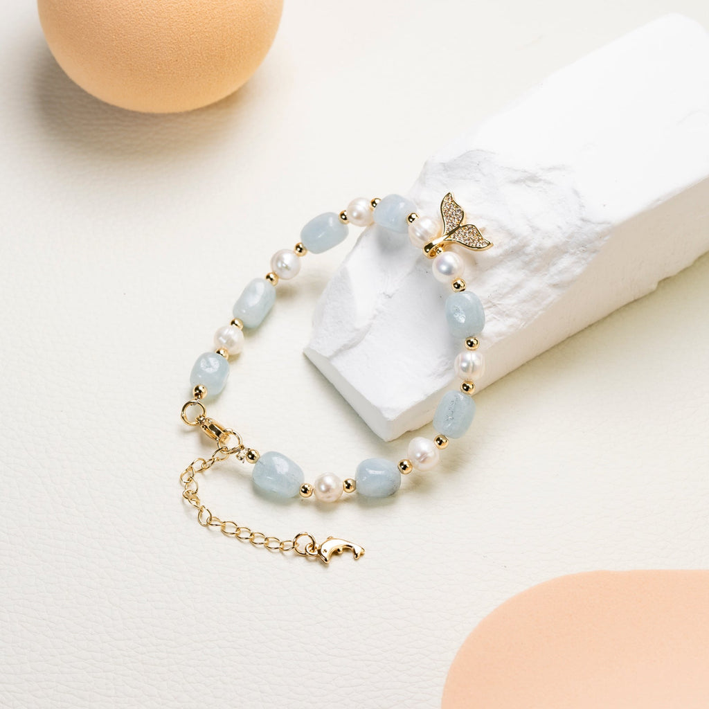 Aquamarine DIY bracelet