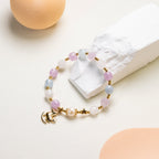 Mixed faceted bead DIY  bracelet