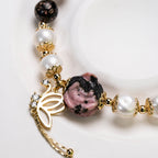Rhodonite  DIY  bracelet