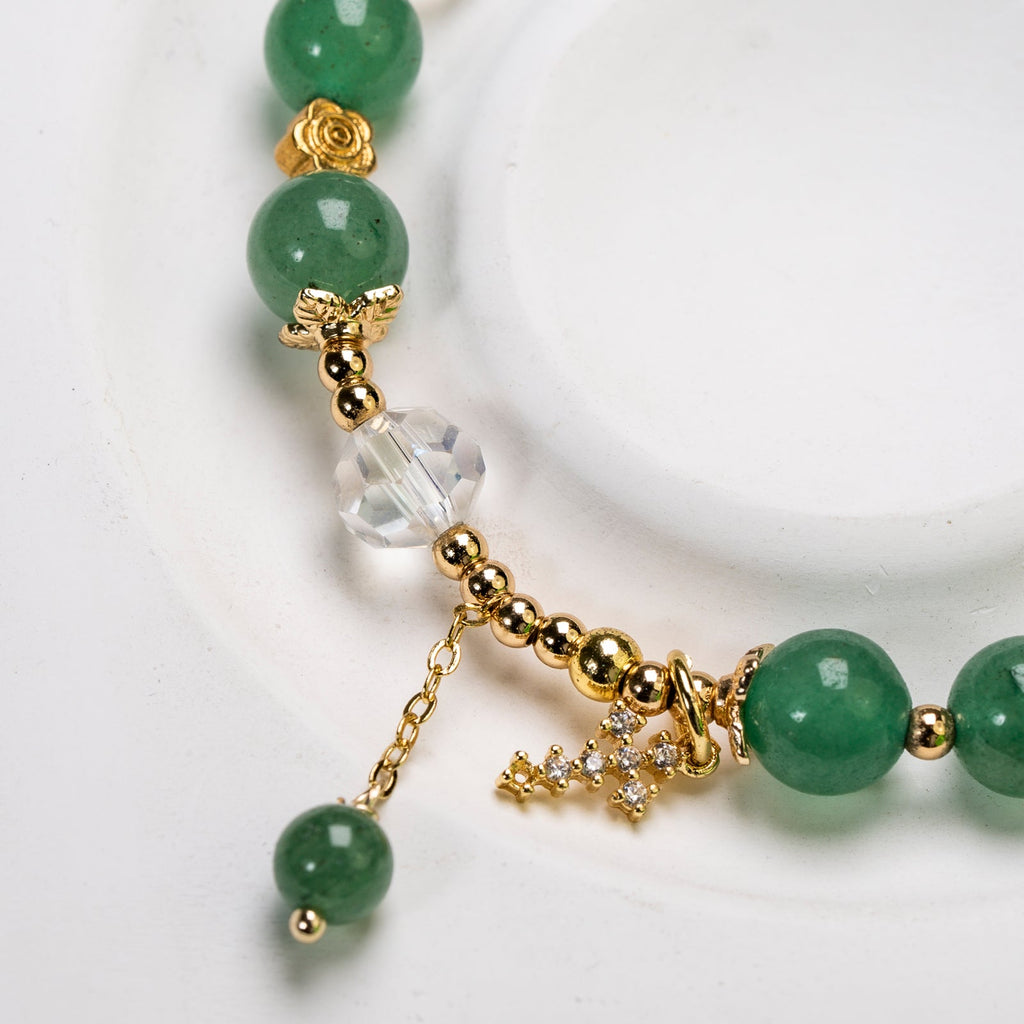 Green aventurine  DIY   bracelet