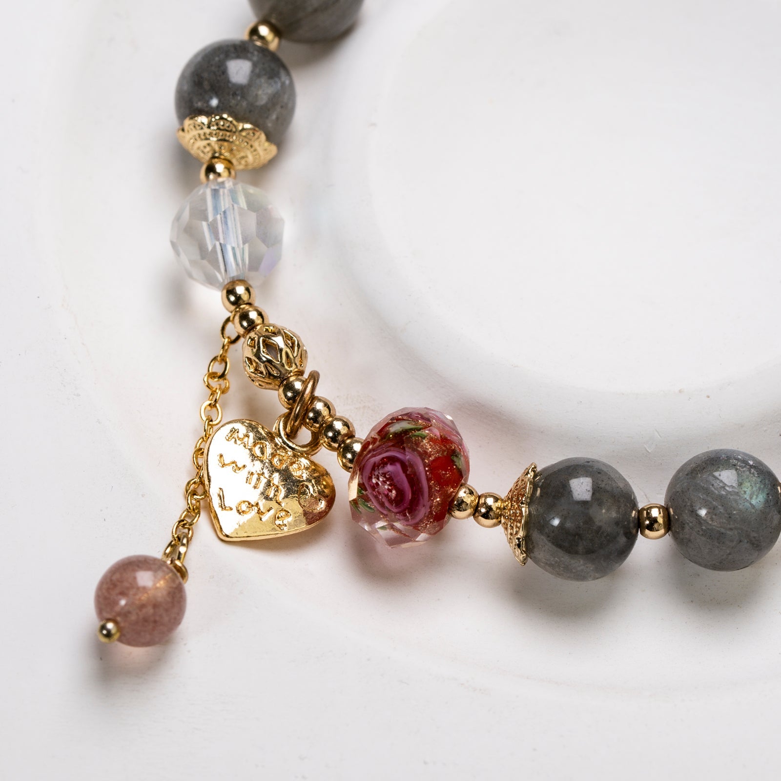 Labradorite DIY   bracelet