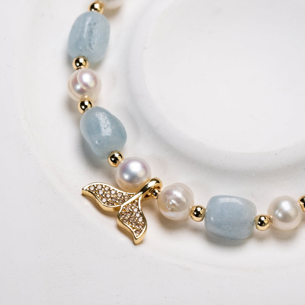 Aquamarine DIY bracelet
