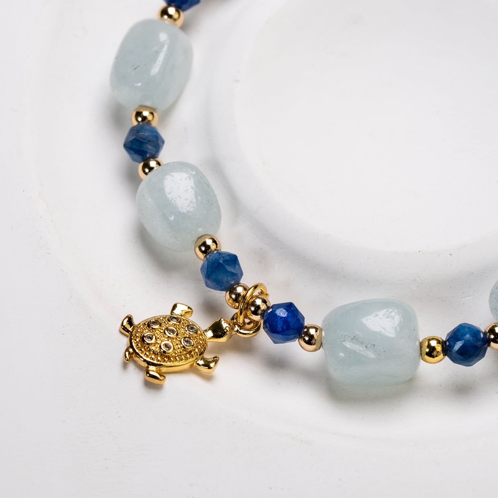 Aquamarine DIY bracelet