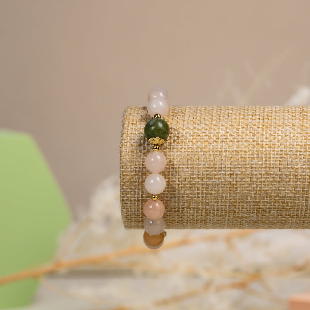 Pink aventurine  DIY  bracelet