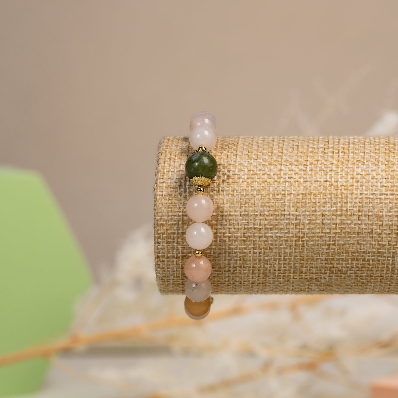 Pink aventurine  DIY  bracelet