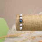 Howlite and Sodalite  DIY  bracelet